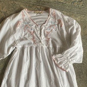 Vintage Victoria's Secret Gold Label Cotton Puff Sleeve Nightgown or Nightshirt